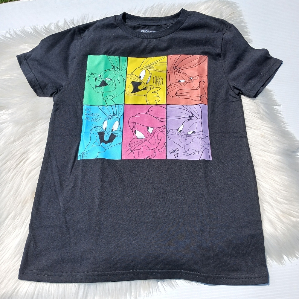 Looney Tunes Bugs Bunny Graphic Tee Shirt T-shirt boys size XL NEW nwot cartoon